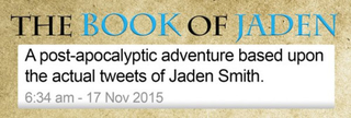 Illustration for article titled Jaden Smith may not be the best choice for starring in a post apocalyptic movie...